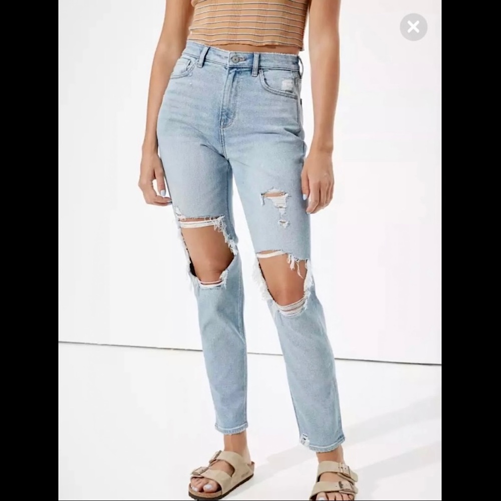 AE Stretch Mom Jeans X-LONG
